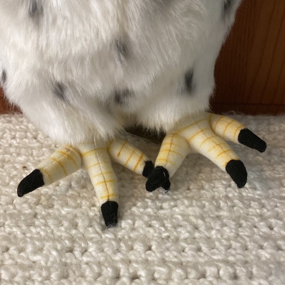 NEW Hansa Toys Plush Snow Owl Moving Head Hand Sewn Handmade Stuffed Animal NWT - Picture 3 of 7